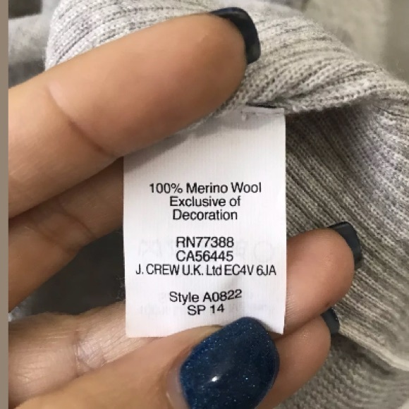 J.Crew Side Panel Merino Wool Sweater Size XS - Picture 5 of 6